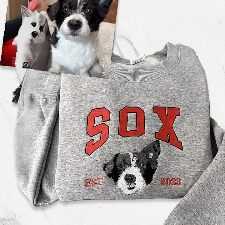 Custom Embroidered Pet  Sweatshirt