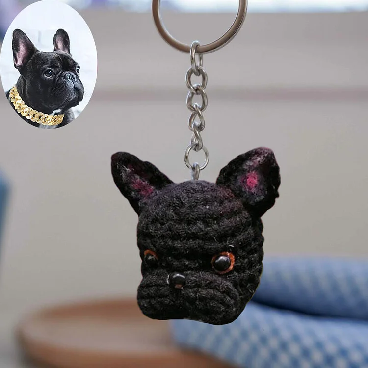 Personalized Wool Keychain Customized Head Photo