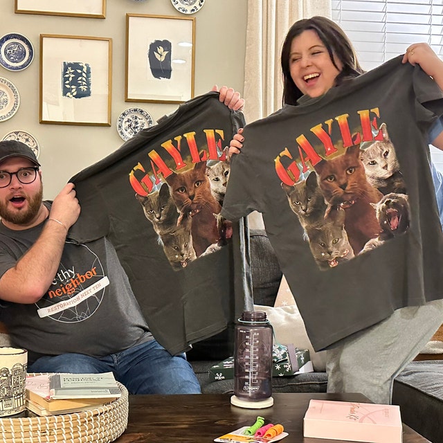Custom Photo Vintage Tee For Pet Lover-Artloverhouse