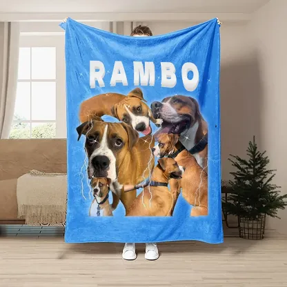 Custom Vintage Pets Blanket