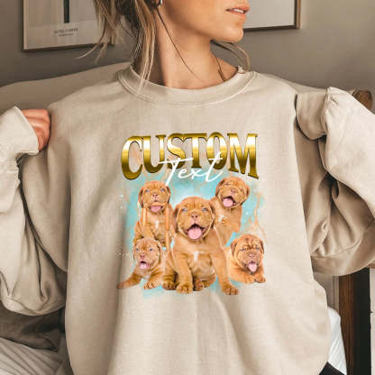 Custom Dog Bootleg Shirt – Personalized Dog Version Sweatshirt