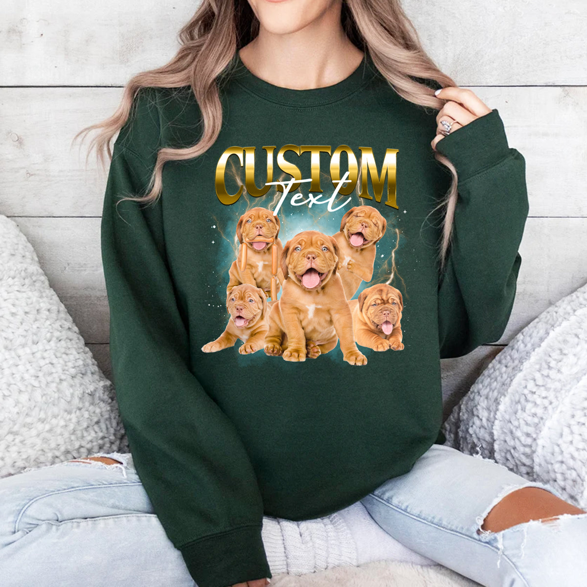Custom Dog Bootleg Shirt – Personalized Dog Version Sweatshirt