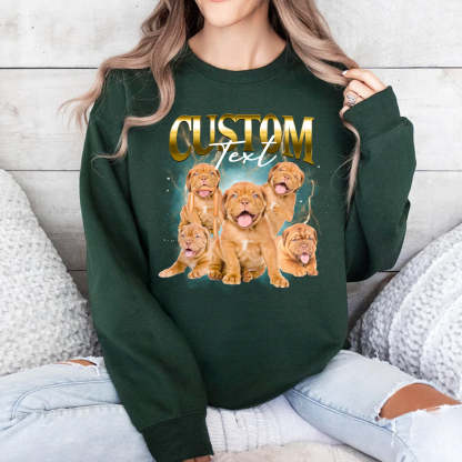 Custom Dog Bootleg Shirt – Personalized Dog Version Sweatshirt
