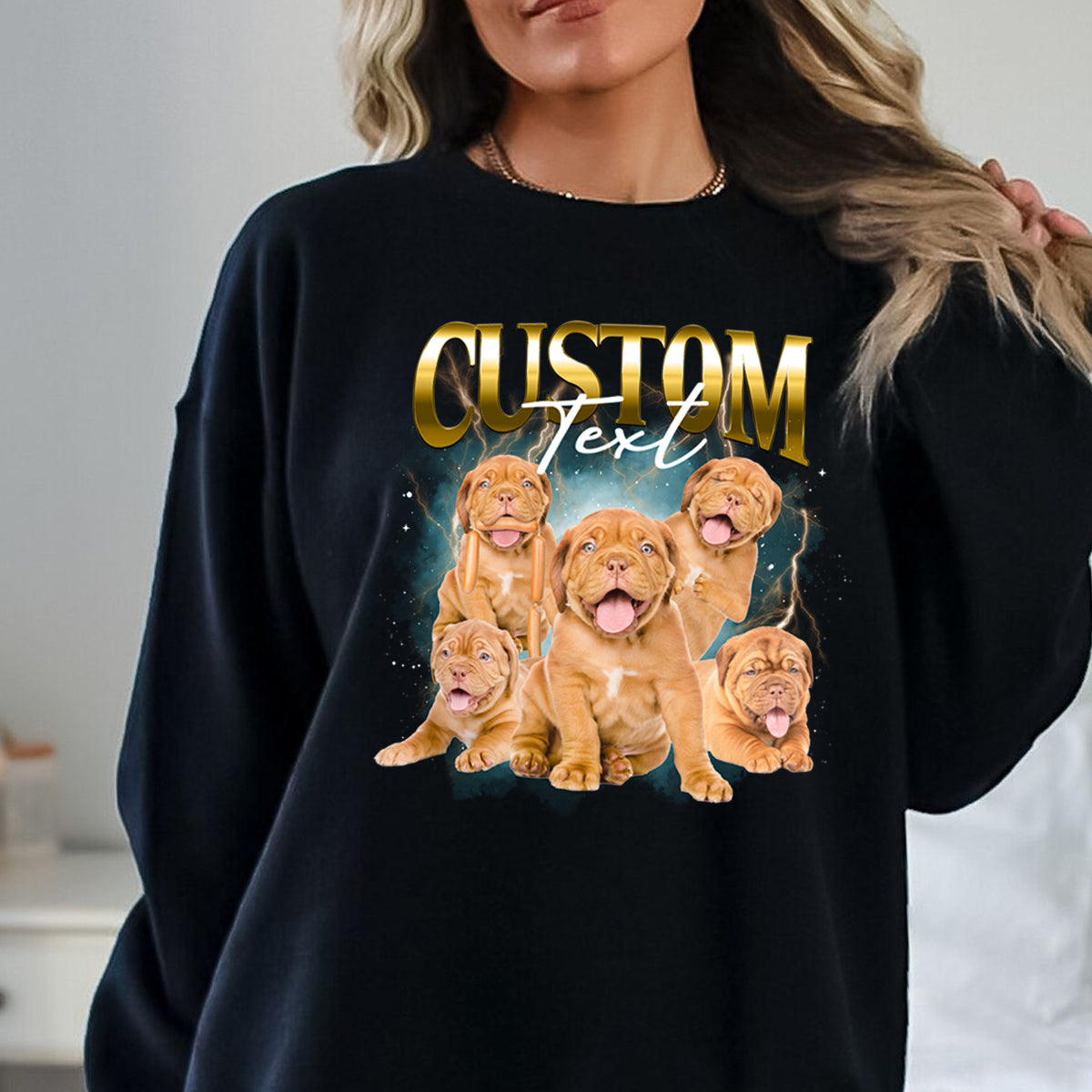 Custom Dog Bootleg Shirt – Personalized Dog Version Sweatshirt