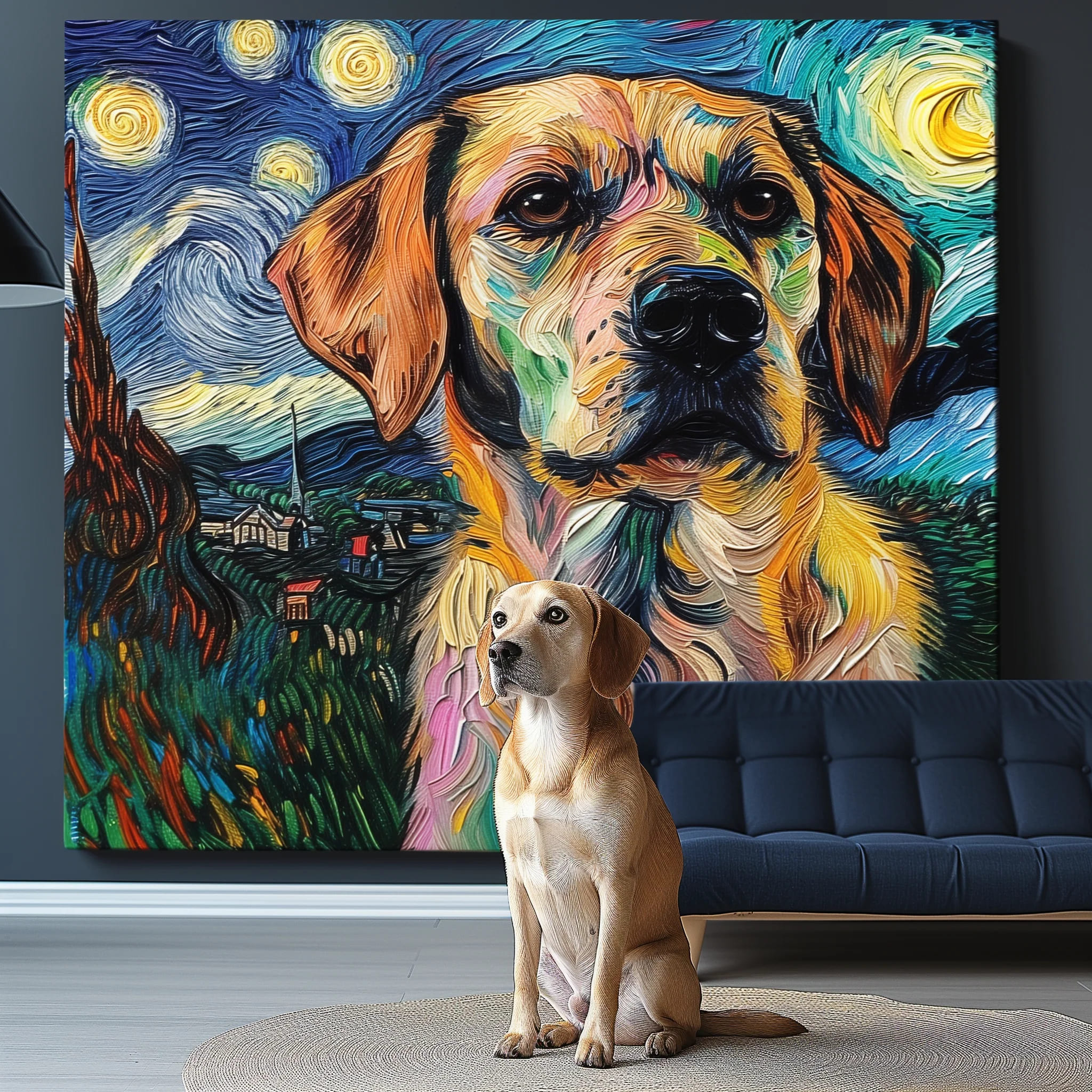 VG-Starry Night Canvas-Artloverhouse