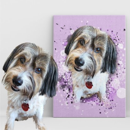 Personalized Pet Art - Canvas