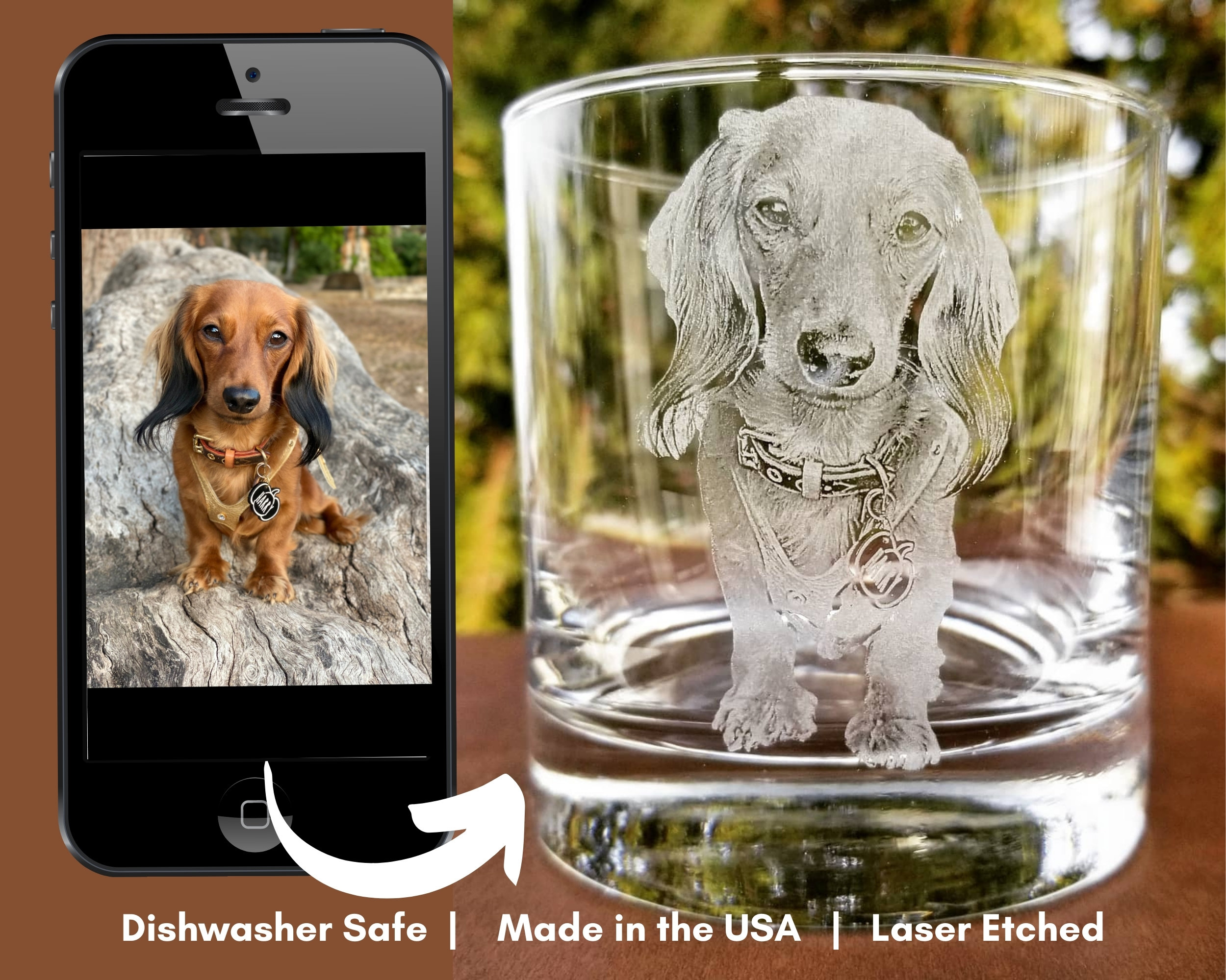 Custom Picture Rocks glass personalized whiskey glass-Artloverhouse