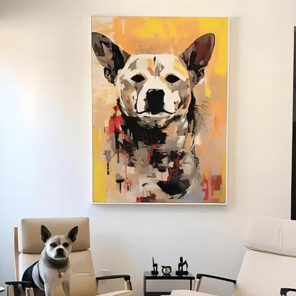 ’Yellow Graffiti‘ Canvas