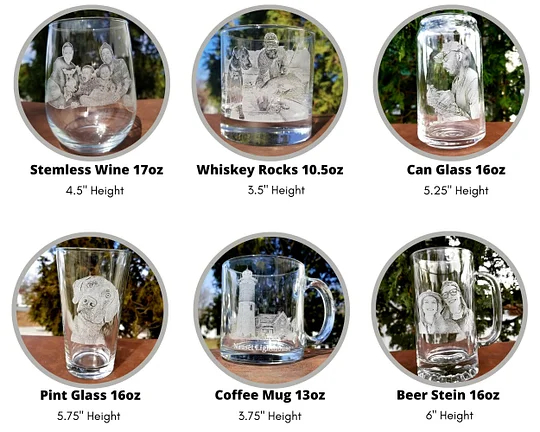 Custom Picture Rocks glass personalized whiskey glass-Artloverhouse