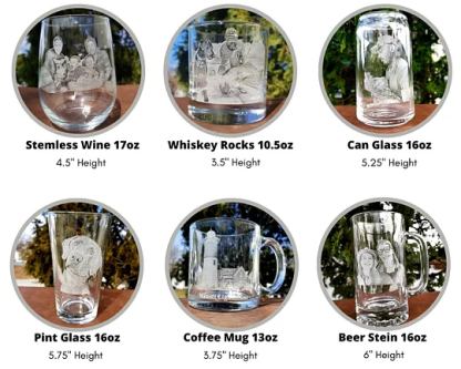 Custom Picture Rocks glass personalized whiskey glass-Artloverhouse