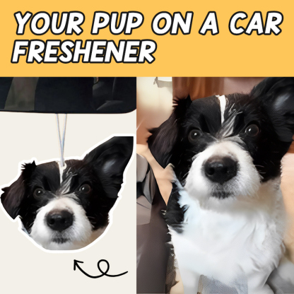Custom Photo Car Air Freshener Memorial Pet Car Freshener