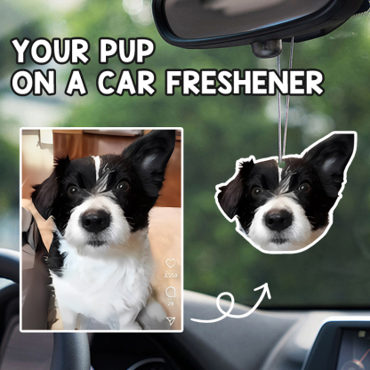 Custom Photo Car Air Freshener Memorial Pet Car Freshener