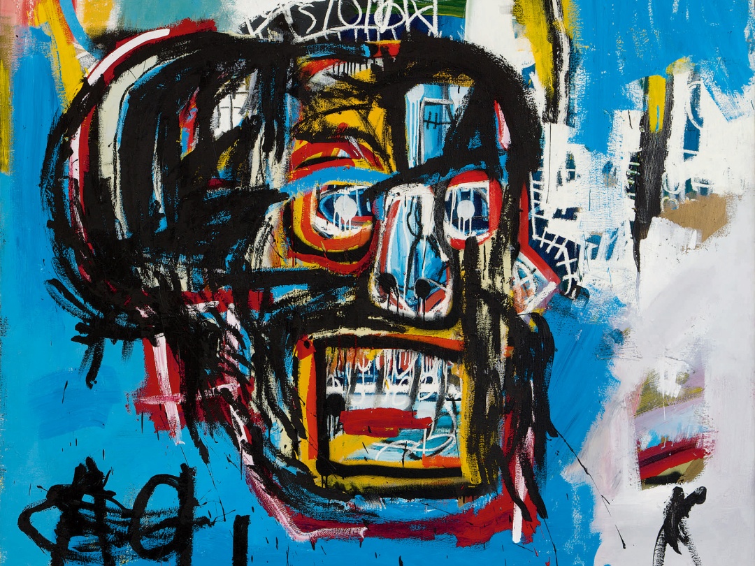 Basquiat: Raw And Intuitive, With Bold Lines And Colors-Artloverhouse