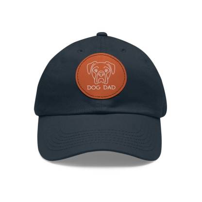 Personalized Dog Hat Custom Patch Pet Hat, Leather Patch Hat