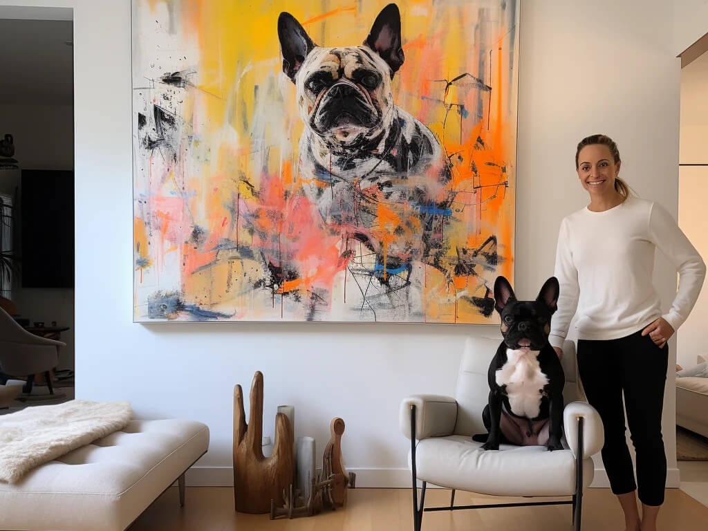 Emily And Her Snowball-Artloverhouse