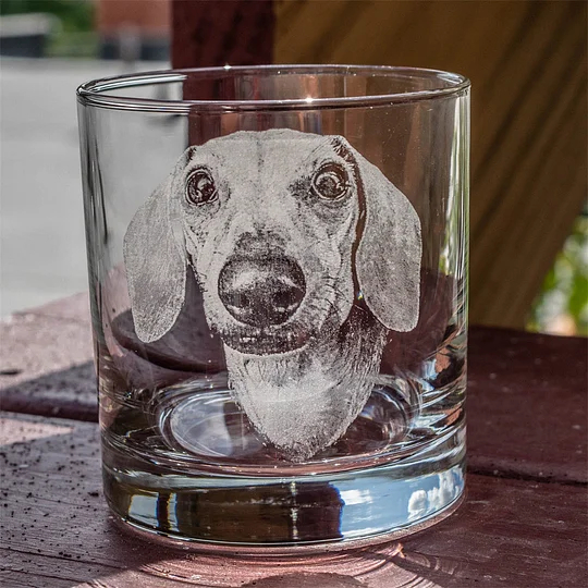 Custom Picture Rocks glass personalized whiskey glass-Artloverhouse