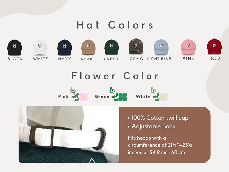 Custom Embroidered Pet Hat Using Pet Photo Personalized Dog Hat Cat Hat