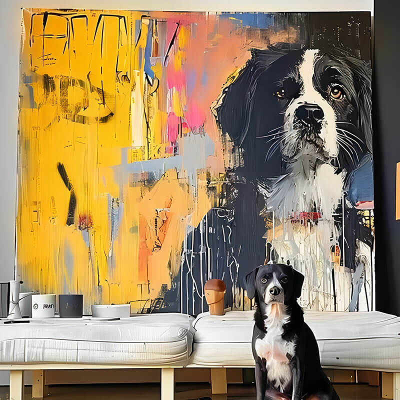 ’Yellow Graffiti‘ Canvas