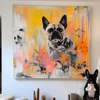 ’Yellow Graffiti‘ Canvas