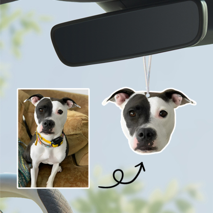 Custom Car Freshener Photo Air Freshener Pet Gift for Pet Lover