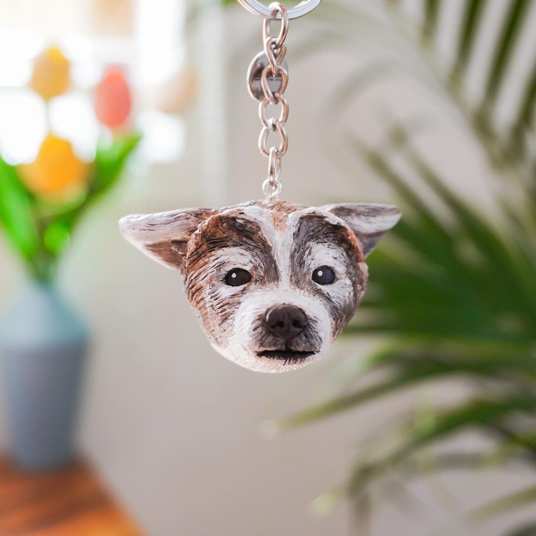 Custom Pet Sculpture Keychain - Carry Your Pet Everywhere You Go
