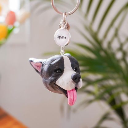 Custom Pet Sculpture Keychain - Carry Your Pet Everywhere You Go