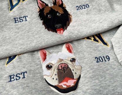Custom Embroidered Pet  Sweatshirt