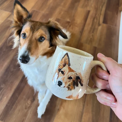Hand Painted Pet Custom Mug Cat Mug Dog Mug Pet Mug