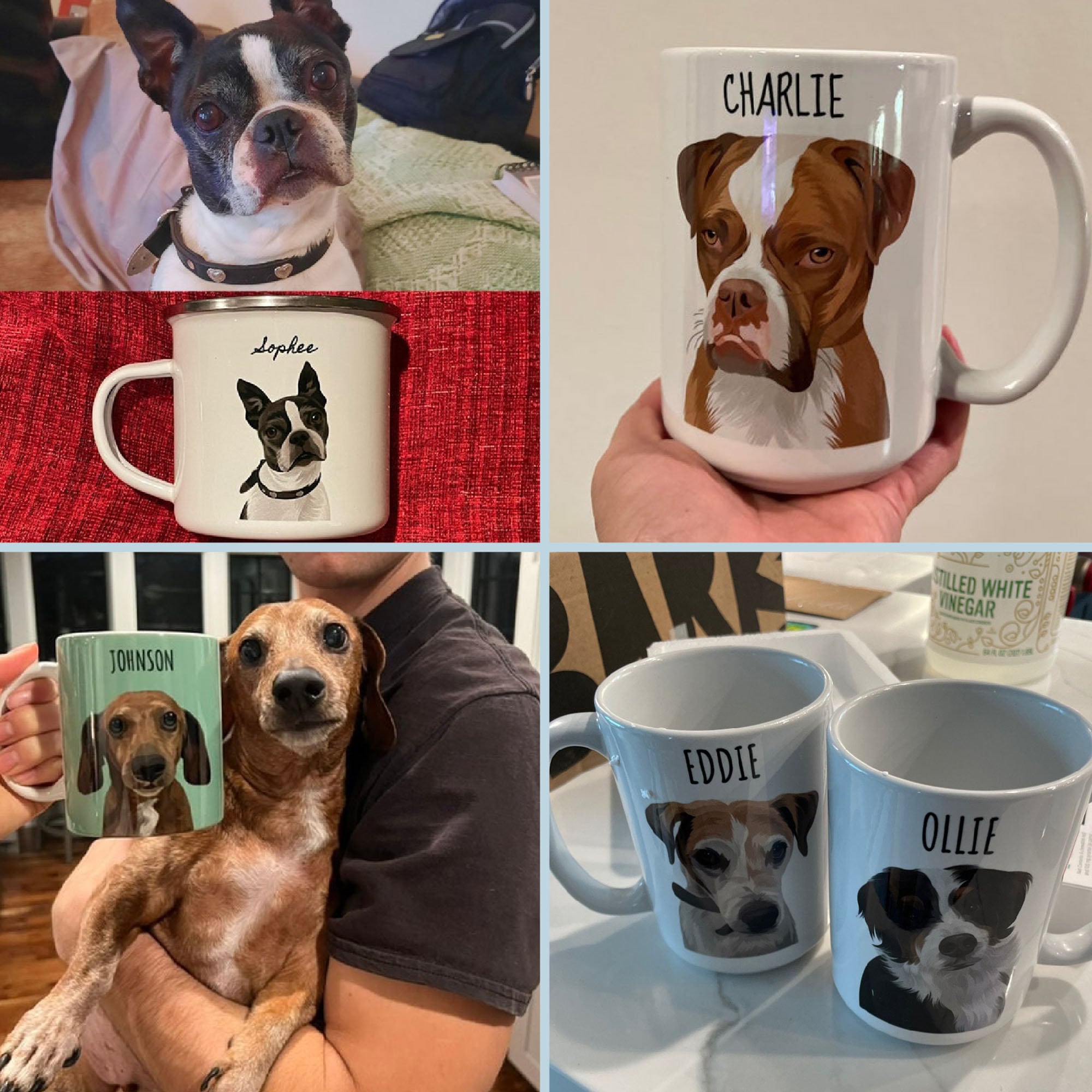 Personalized Dog Pet Photo Mug Dog Dad Dog Mom Mug