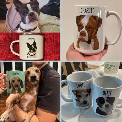 Personalized Dog Pet Photo Mug Dog Dad Dog Mom Mug