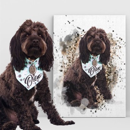 Personalized Pet Art - Canvas