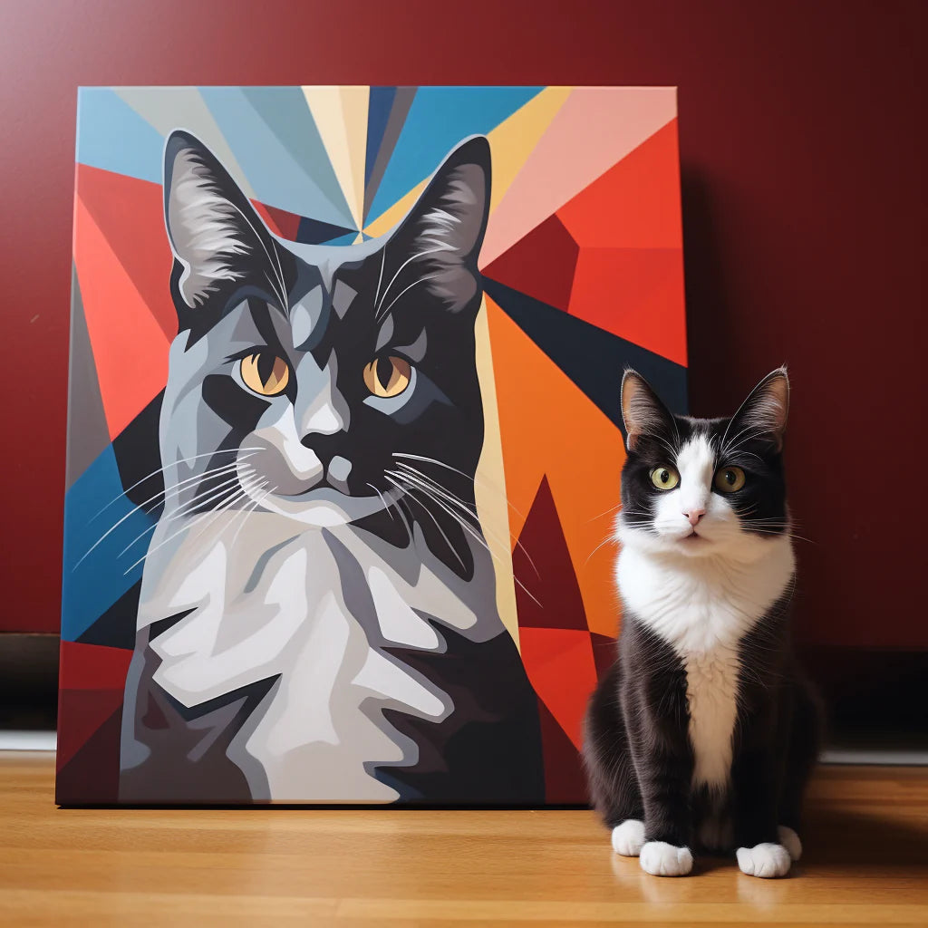 Cubism Canvas for Your Pet