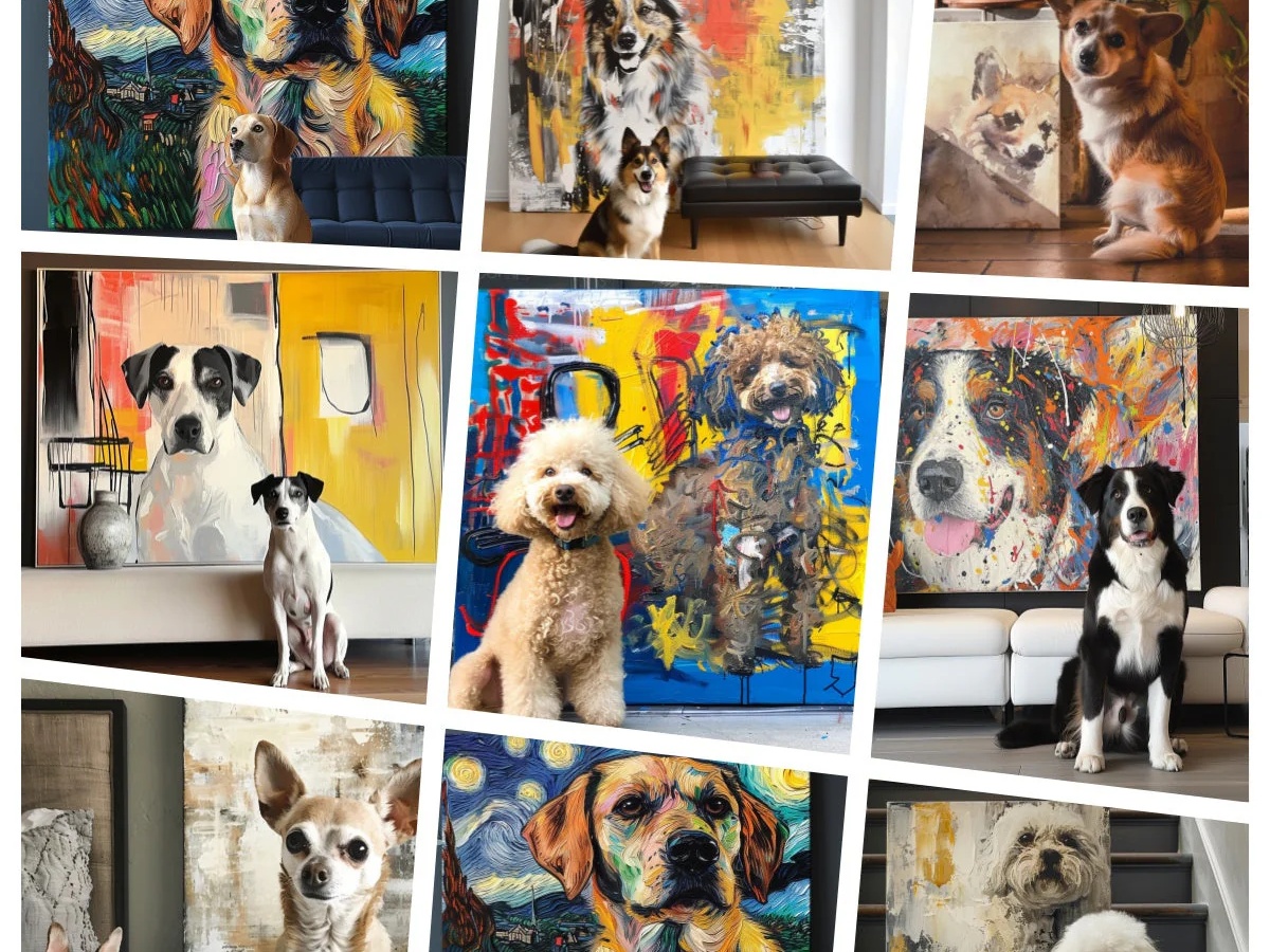 Artloverhouse: Capturing Your Pet's Timeless Essence in Art-Artloverhouse