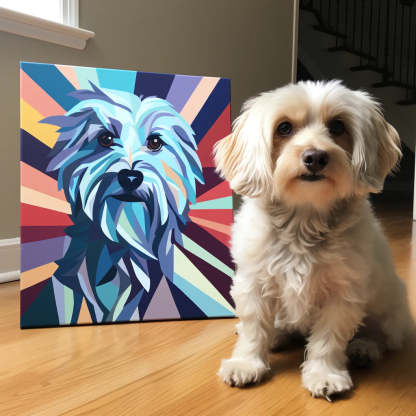 Cubism Canvas for Your Pet
