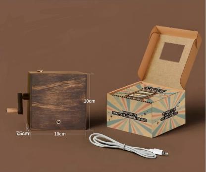 📽️ Custom Photos Hand-Crank Flipbook Box – Capture Your Furry Memories in Motion 🐾