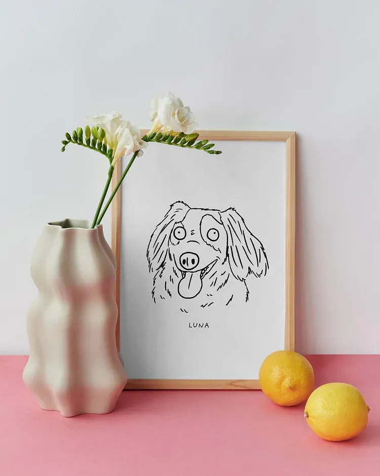 Custom Ugly Pet Portrait Art Canvas Custom Pet Portrait Art