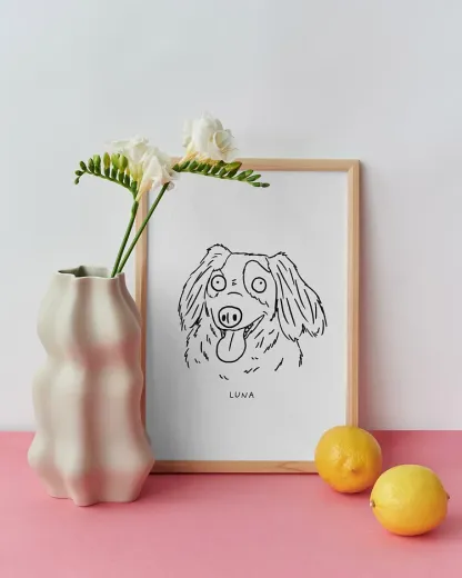 Custom Ugly Pet Portrait Art Canvas Custom Pet Portrait Art