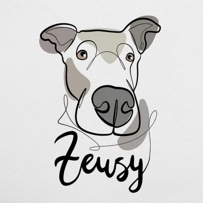 Custom Pet Portrait Plush Blanket Capture Canine Charm in Art Dog Portrait Blanket