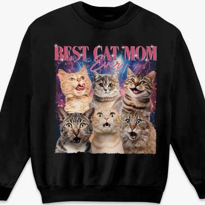 Custom Photo Printing Best Cat Dad Ever - Dog & Cat Personalized Custom Unisex T-shirt, Hoodie, Sweatshirt-Artloverhouse