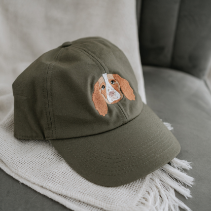 Embroidered Pet Portrait Baseball Cap