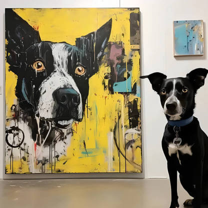 ’Yellow Graffiti‘ Canvas