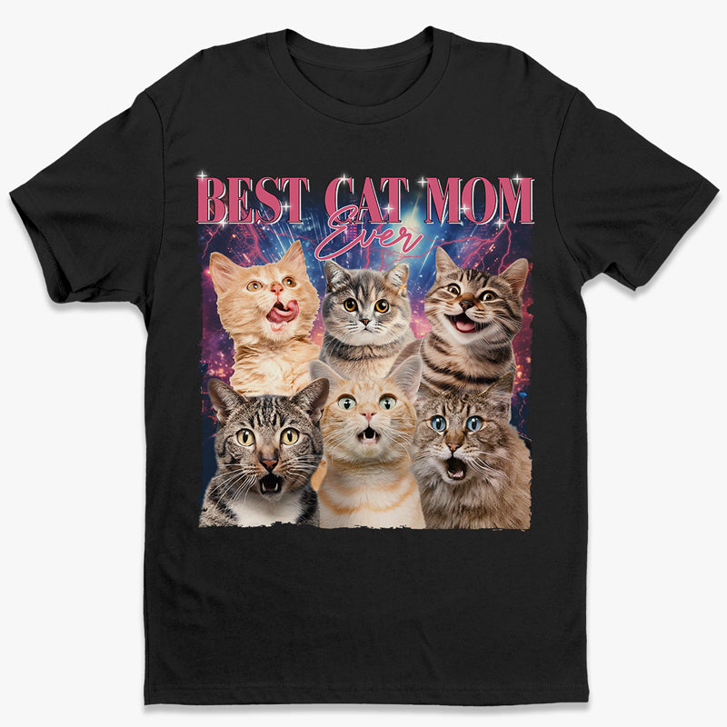 Custom Photo Printing Best Cat Dad Ever - Dog & Cat Personalized Custom Unisex T-shirt, Hoodie, Sweatshirt-Artloverhouse