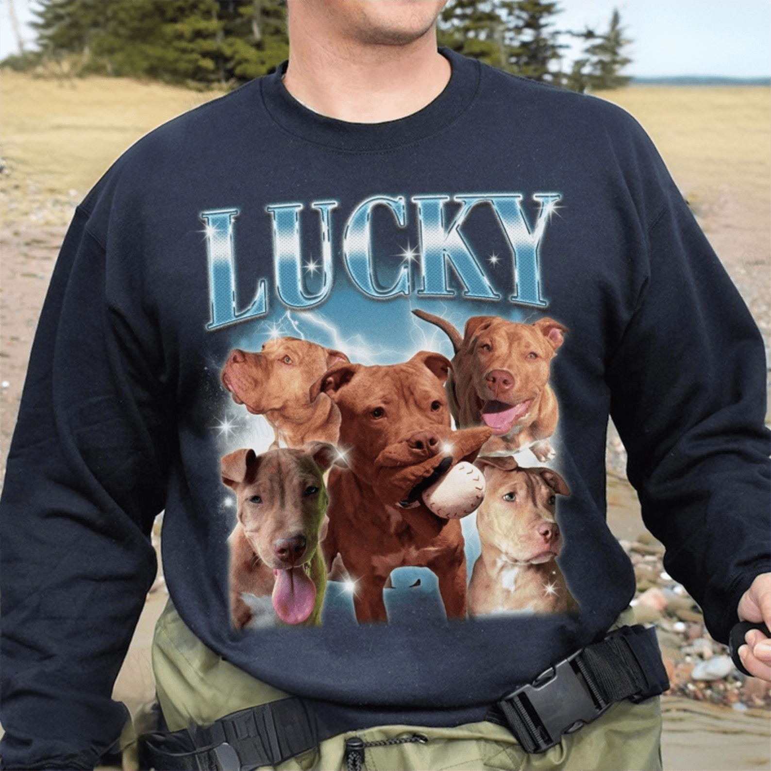 🐶🐱🐴  Custom Pet Photo Vintage Tee – Upload Your Dog, Cat, Horse & More – Must-Have Summer Fashion for Pet Lovers!