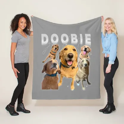 Custom Vintage Pets Blanket