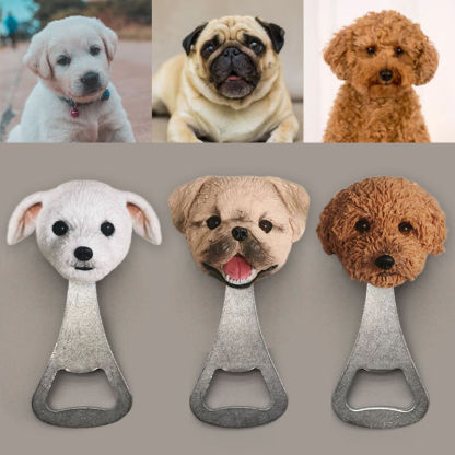 Personalized Pet Head Bottle Opener – Cute Gift for Pet Lovers