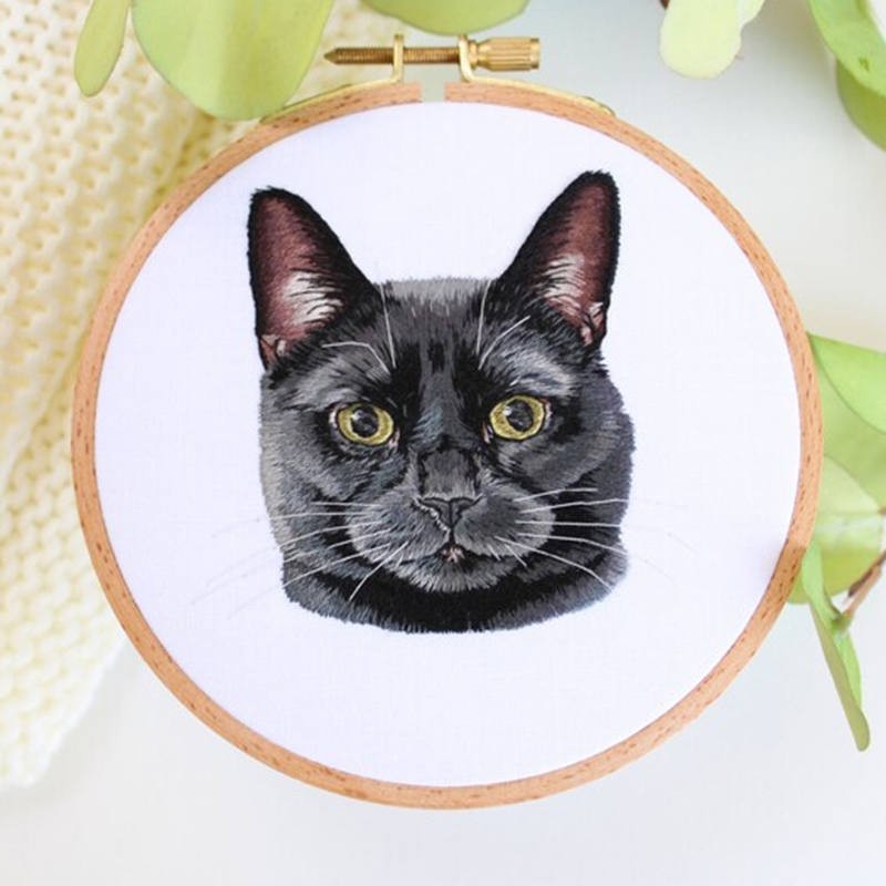 Personalized Embroidery Hoop Customized Photo Fun Home Decor