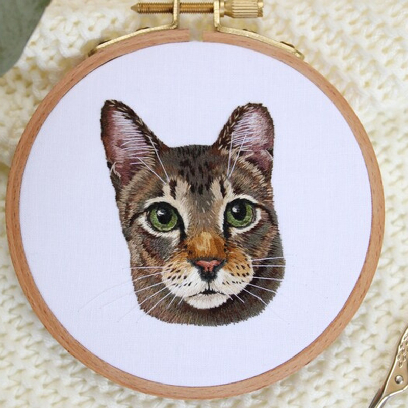 Personalized Embroidery Hoop Customized Photo Fun Home Decor