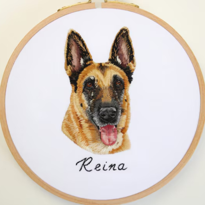 Personalized Embroidery Hoop Customized Multiple Photos Fun Home Decor