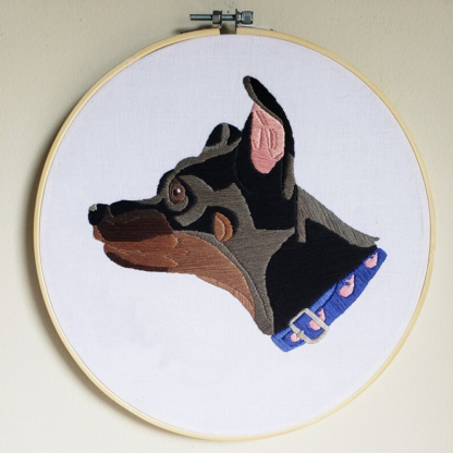 Personalized Embroidery Hoop Custom Pet Photo Fun Home Decor For Christmas