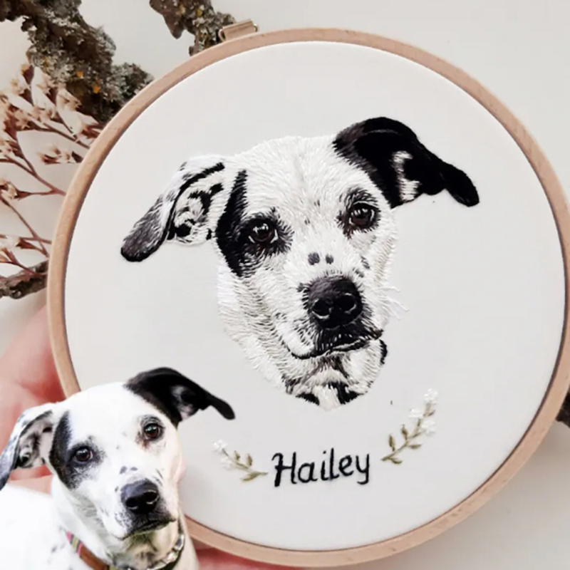 Personalized Embroidery Hoop Customized Photo Romantic Gift For Thanksgiving Gift